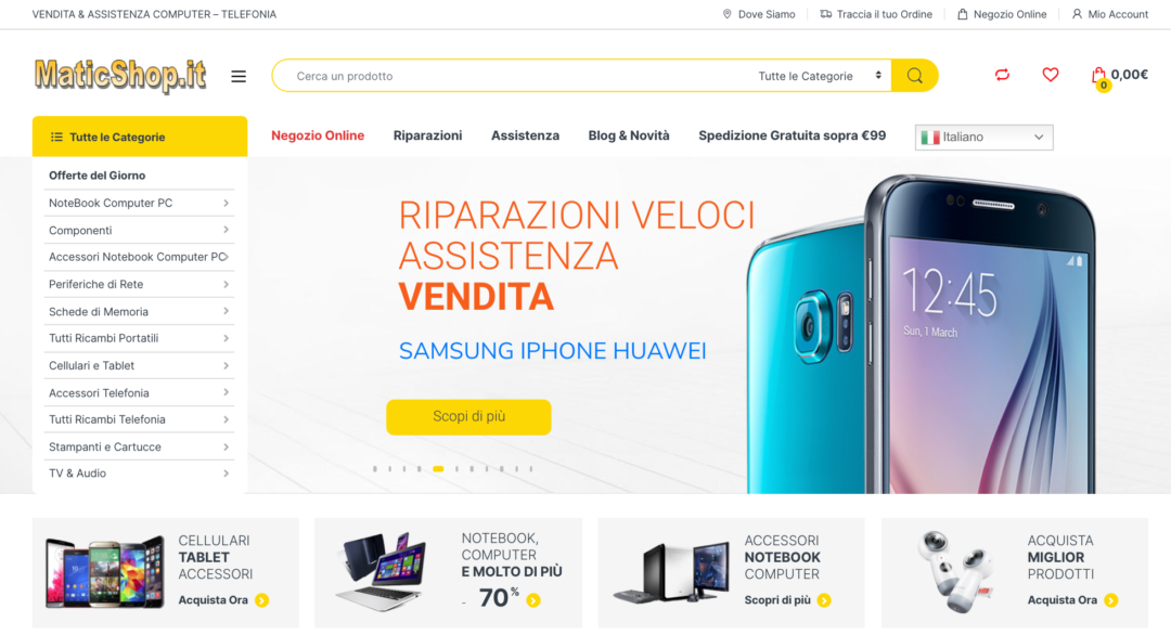 E-Commerce MaticShop.it